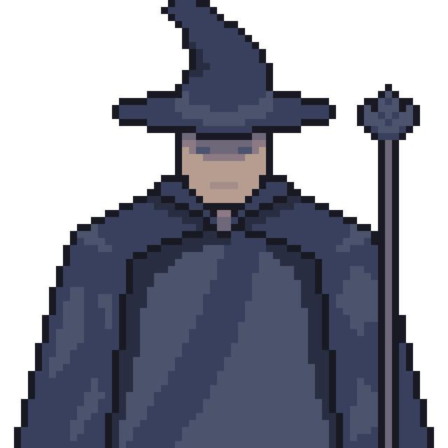 Pixel art wizard